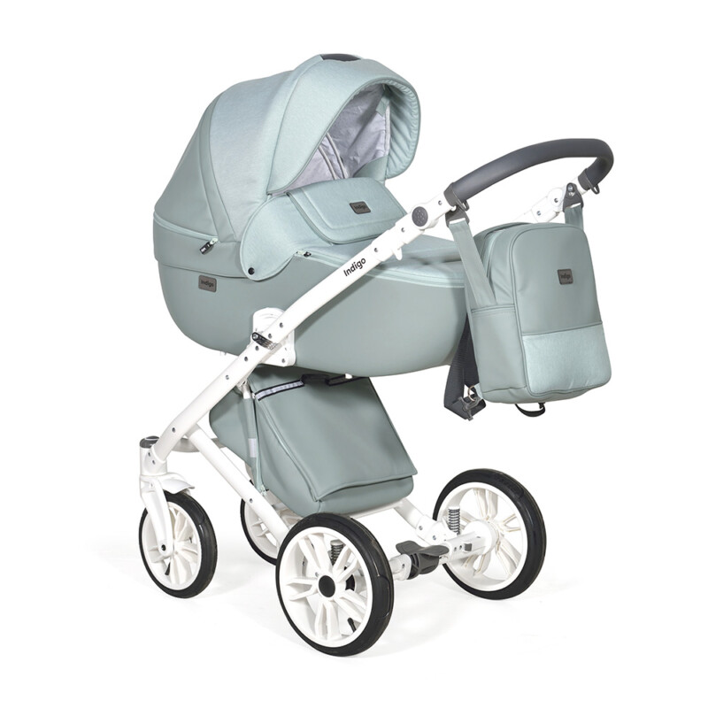 Бебешка количка Porto 3в1; цвят/зелен