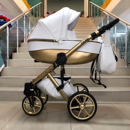 Бебешка количка Dolce 3в1; цвят/бял
