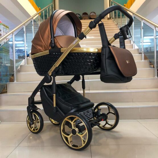 Бебешка количка Xsara 3в1; цвят: меден