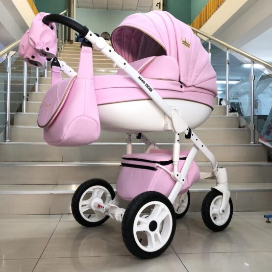 Бебешка количка Versay Gold 3в1: цвят: розов