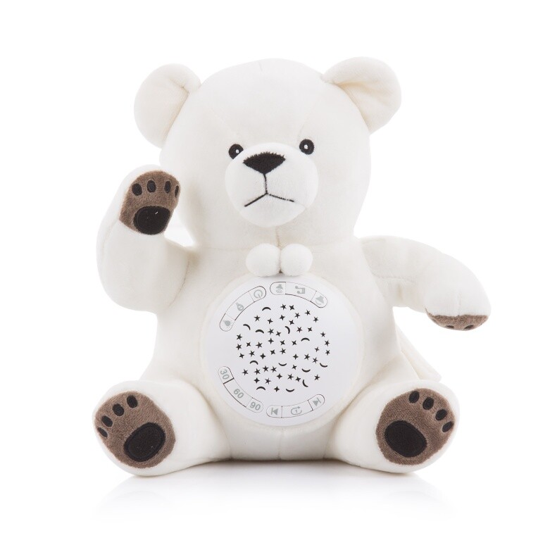 Плюшена играчка с прожектор и успокояваща музика „Мече“