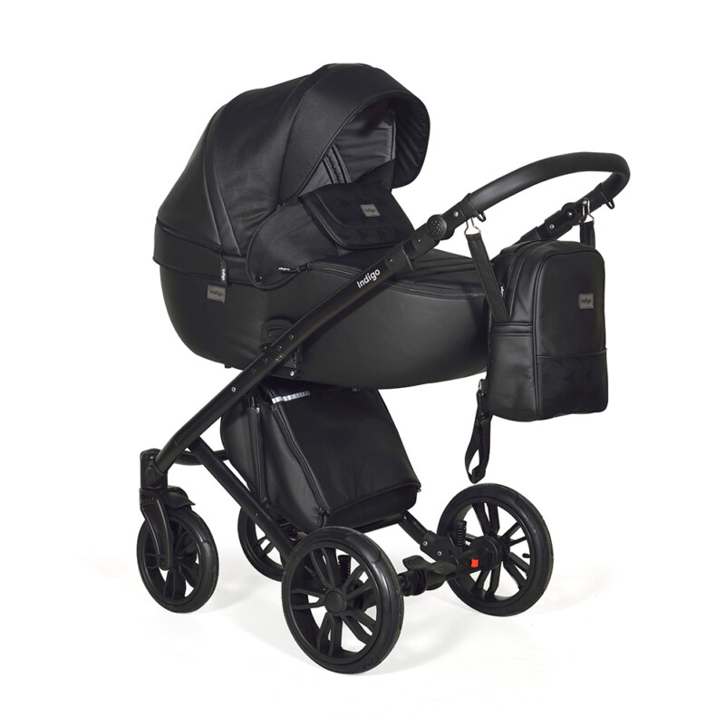 Бебешка количка Porto 3в1: цвят: черен