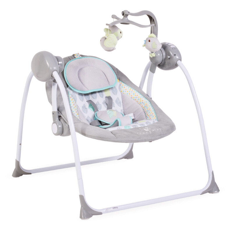 Електрическа бебешка люлка Baby swing: цвят: сив