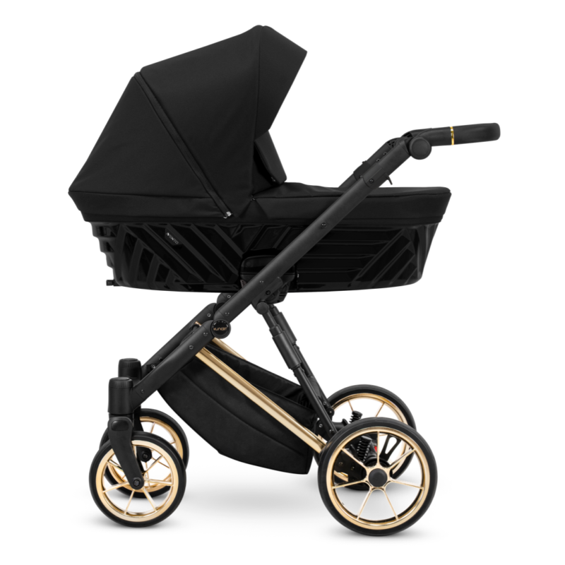 Бебешка количка Ivento 3в1; цвят: черен мат